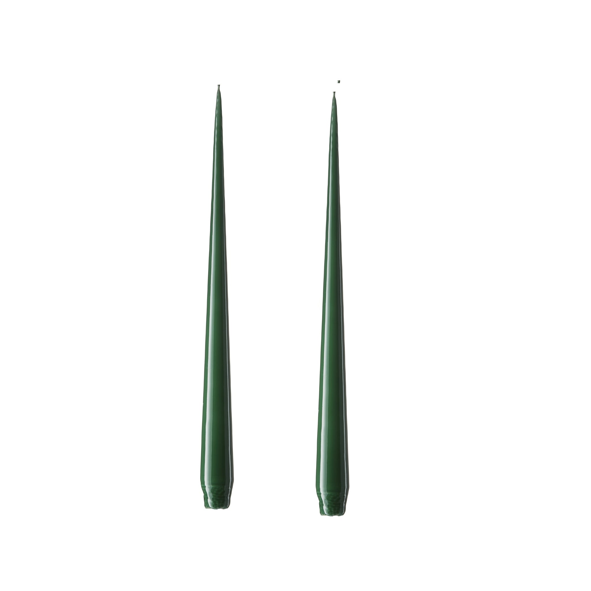 Green Tapered Candles