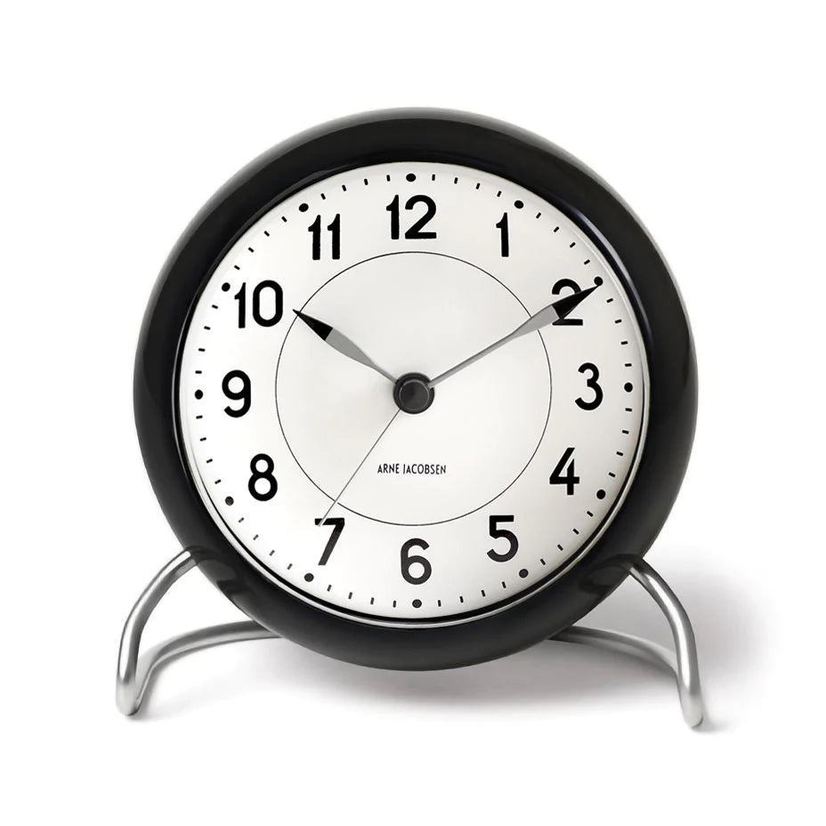 Station Alarm Clock - Teak New York