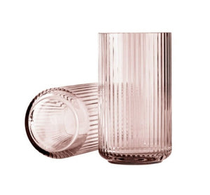 Glass Vase in Burgundy