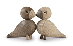 Kay Bojesen Lovebirds, Set of 2 in Oak (1950)