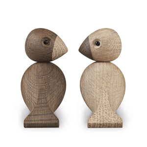 Kay Bojesen Lovebirds, Set of 2 in Oak (1950)