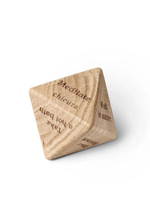 Mindfulness Wooden Dice