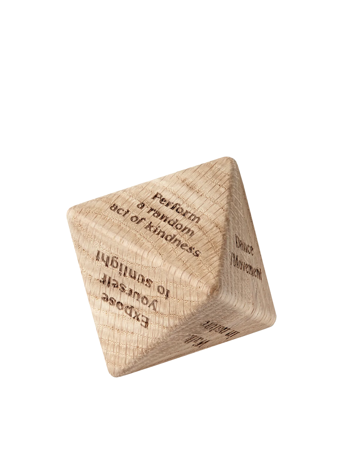 Mindfulness Wooden Dice