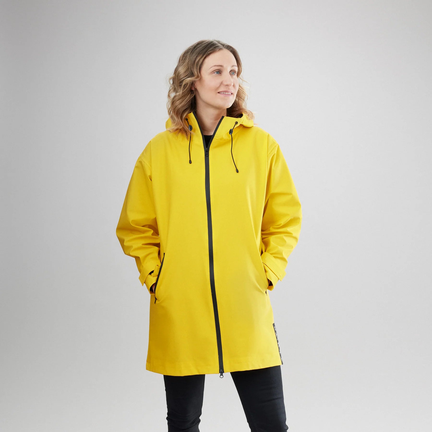 Human Visibility Raincoat for Women Teak New York