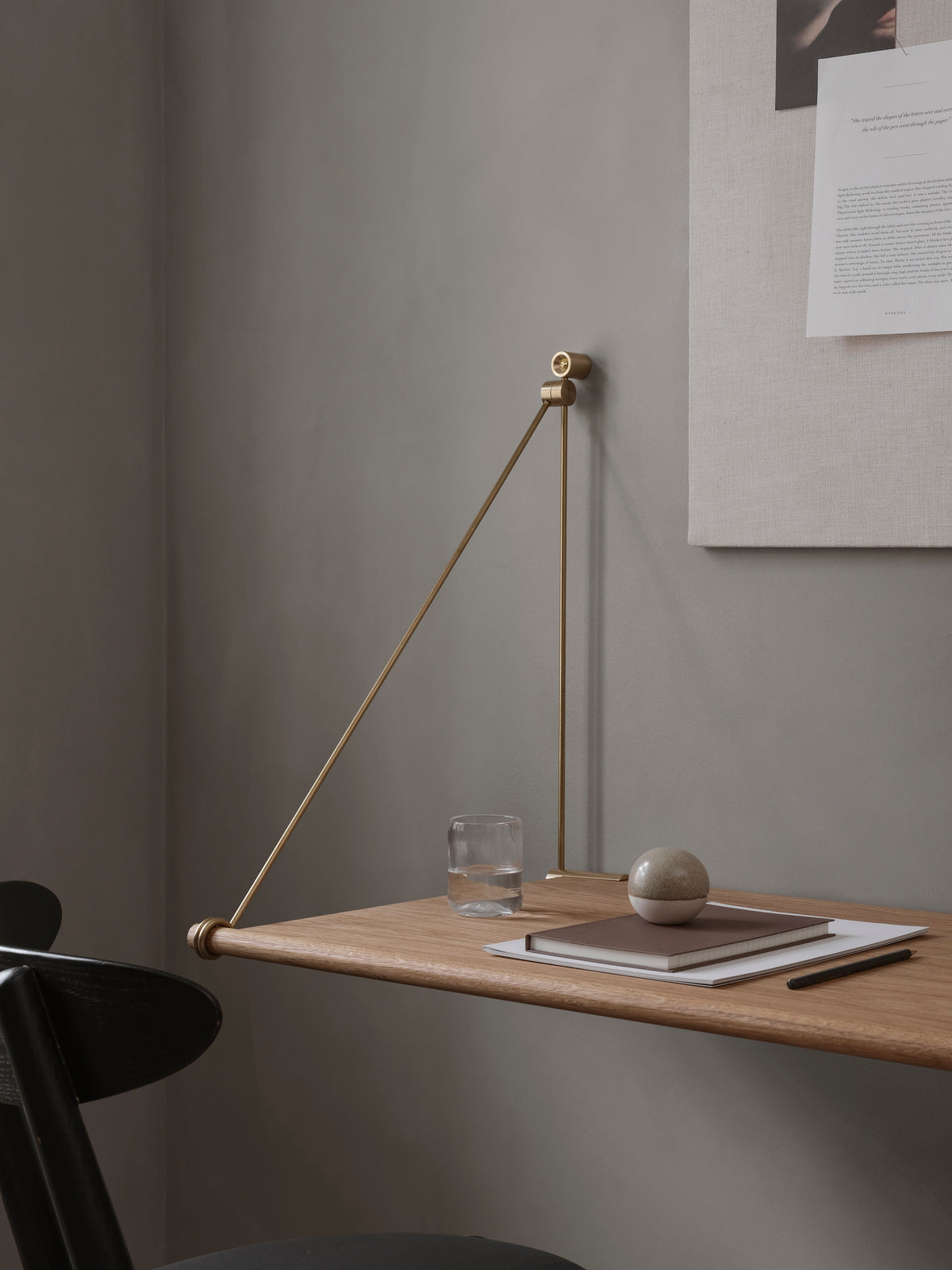 THIN Task Lamp with Desk Inset