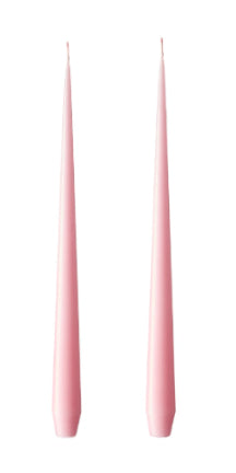 Pink Tapered Candles