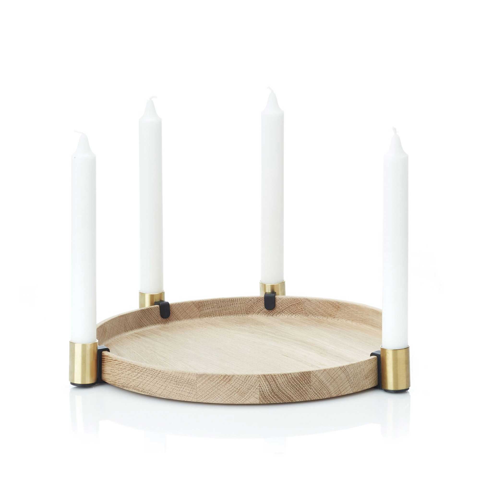 Luna Tray with Candleholders