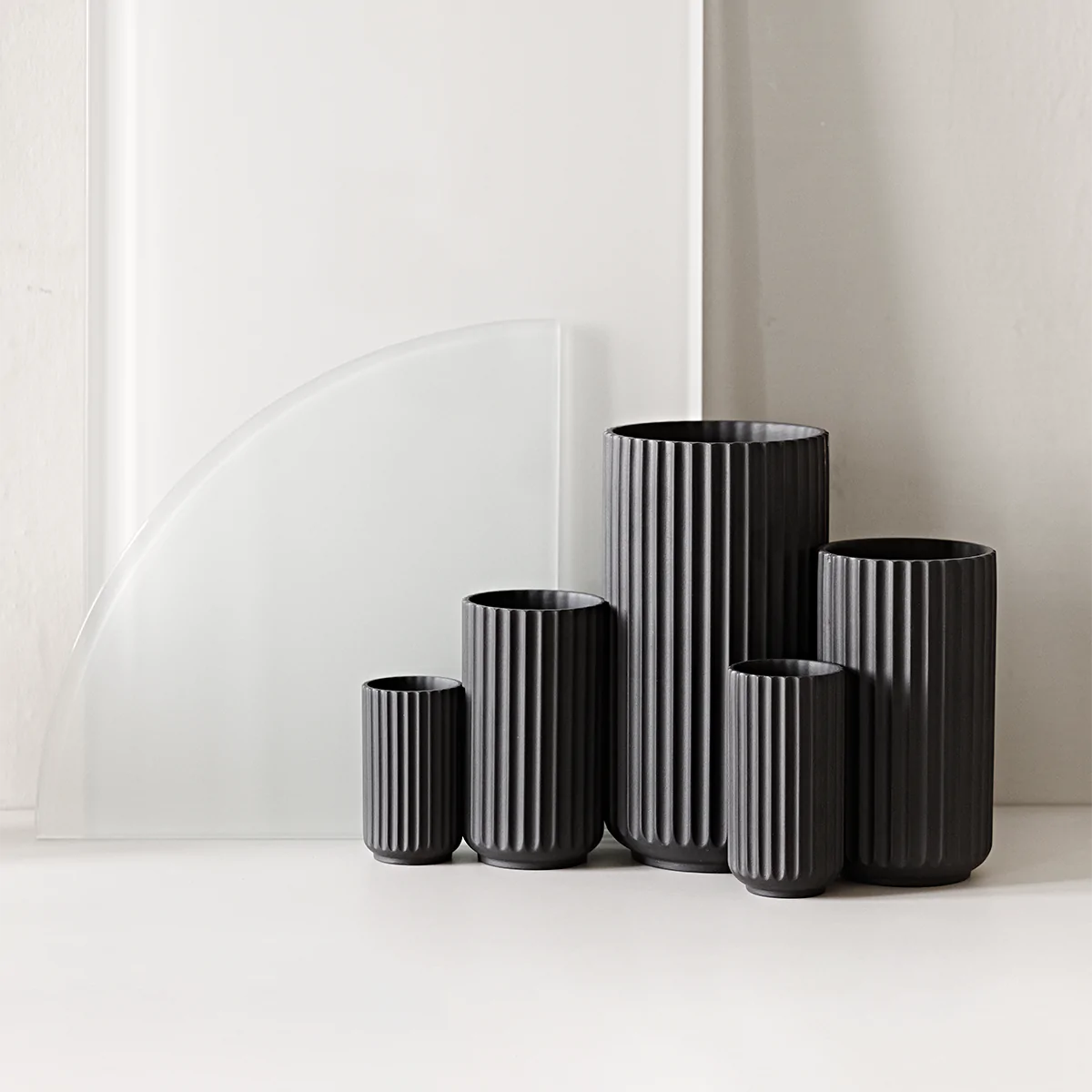 Porcelain Vase in Black